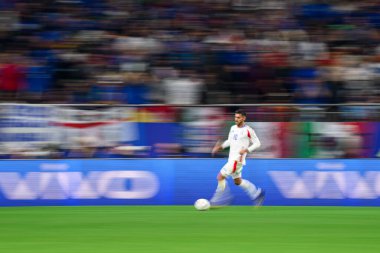 GELSENKIRCHEN, GERMANY - 20 Haziran 2024: Lorenzo Pellegrini, EURO 2024 İspanya - İtalya Veltins Arena maçı