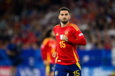 GELSENKIRCHEN, GERMANY - 20 Haziran 2024: Alex Baena, EURO 2024 İspanya - İtalya Veltins Arena maçı