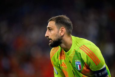 GELSENKIRCHEN, GERMANY - 20 Haziran 2024: Gianluigi Donnarumma EURO 2024 İspanya - İtalya Veltins Arena maçı