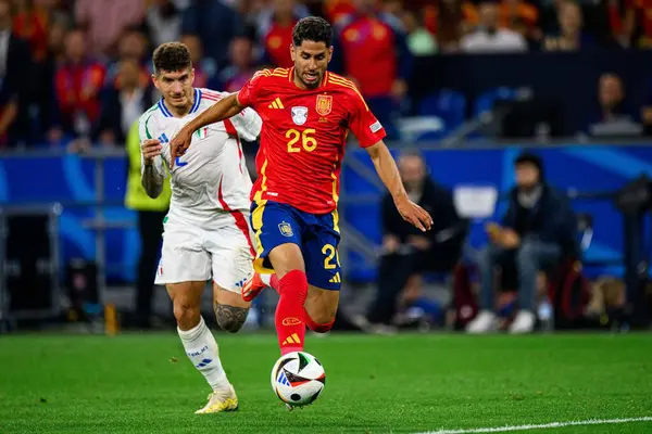 GELSENKIRCHEN, GERMANY - 20 Haziran 2024: Ayoze Perez, EURO 2024 İspanya - İtalya Veltins Arena maçı