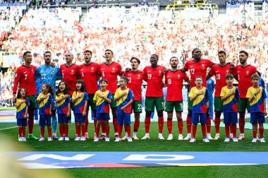 DORTMUND, GERMANY - 22 Haziran 2024: EURO 2024 Türkiye - Portekiz Signal Iduna Park maçı