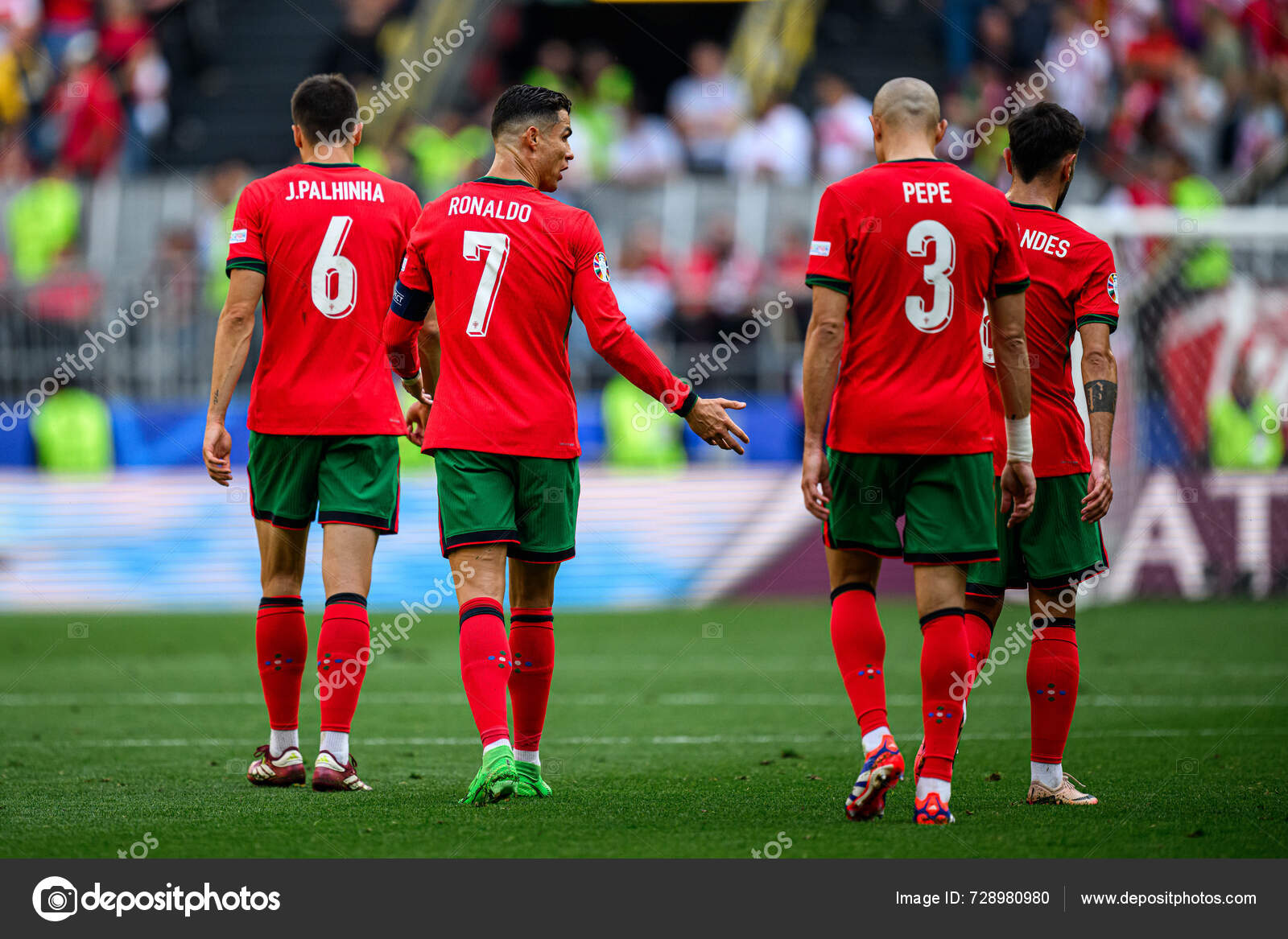 Dortmund Germany June 2024 Cristiano Ronaldo Football Match Euro 2024