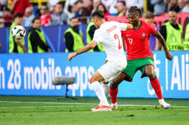 DORTMUND, GERMANY - 22 Haziran 2024: EURO 2024 Türkiye - Portekiz Signal Iduna Park maçı