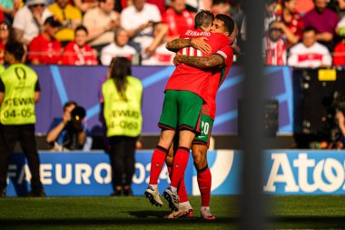 DORTMUND, GERMANY - 22 Haziran 2024: EURO 2024 Türkiye - Portekiz Signal Iduna Park maçı
