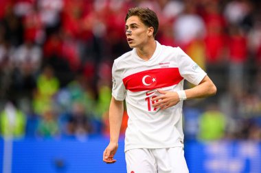 DORTMUND, GERMANY - 22 Haziran 2024: EURO 2024 Türkiye-Portekiz futbol karşılaşması Iduna Par Sinyalinde