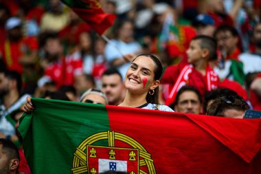 DORTMUND, GERMANY - 22 Haziran 2024: EURO 2024 Türkiye - Portekiz Signal Iduna Park maçı