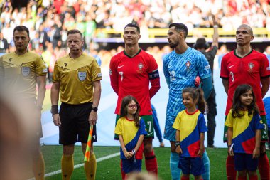 DORTMUND, GERMANY - 22 Haziran 2024: EURO 2024 Türkiye - Portekiz Signal Iduna Park maçı