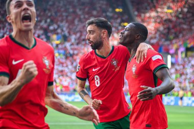 DORTMUND, GERMANY - 22 Haziran 2024: EURO 2024 Türkiye - Portekiz Signal Iduna Park maçı