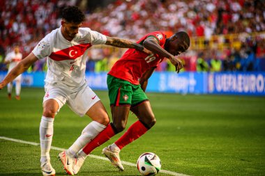 DORTMUND, GERMANY - 22 Haziran 2024: EURO 2024 Türkiye - Portekiz Signal Iduna Park maçı