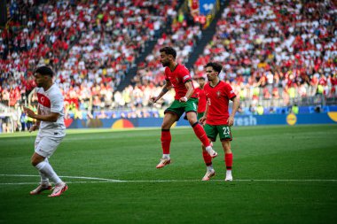 DORTMUND, GERMANY - 22 Haziran 2024: EURO 2024 Türkiye - Portekiz Signal Iduna Park maçı