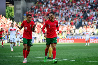 DORTMUND, GERMANY - 22 Haziran 2024: EURO 2024 Türkiye - Portekiz Signal Iduna Park maçı