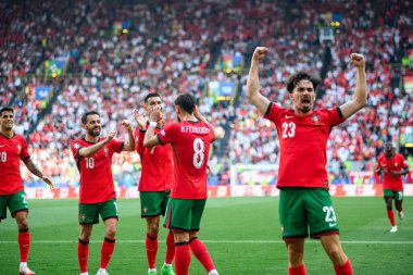 DORTMUND, GERMANY - 22 Haziran 2024: EURO 2024 Türkiye - Portekiz Signal Iduna Park maçı