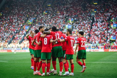 DORTMUND, GERMANY - 22 Haziran 2024: EURO 2024 Türkiye - Portekiz Signal Iduna Park maçı