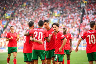 DORTMUND, GERMANY - 22 Haziran 2024: EURO 2024 Türkiye - Portekiz Signal Iduna Park maçı