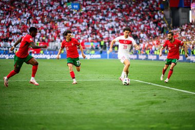 DORTMUND, GERMANY - 22 Haziran 2024: EURO 2024 Türkiye - Portekiz Signal Iduna Park maçı