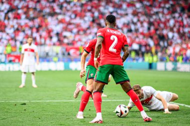 DORTMUND, GERMANY - 22 Haziran 2024: EURO 2024 Türkiye - Portekiz Signal Iduna Park maçı