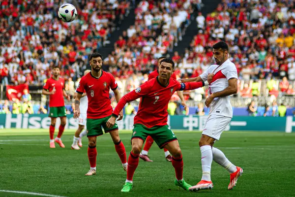 DORTMUND, GERMANY - 22 Haziran 2024: EURO 2024 Türkiye - Portekiz Signal Iduna Park maçı