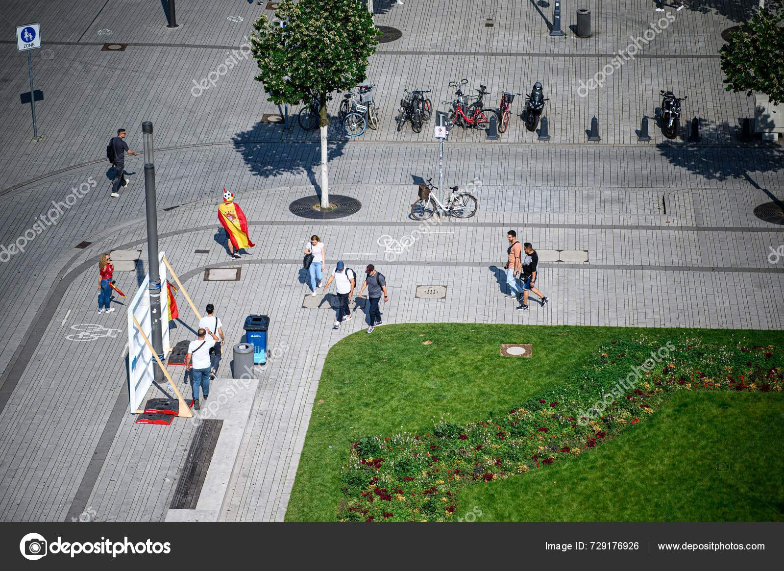 Duesseldorf Germany June 2024 Football Match Euro 2024 Albania Spain