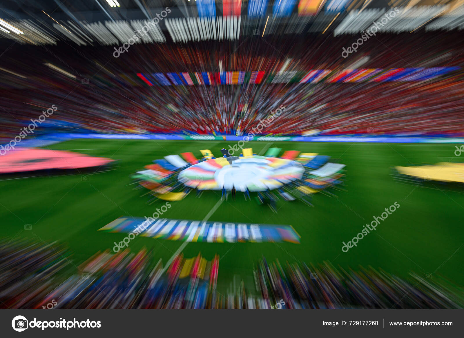 Duesseldorf Germany June 2024 Football Match Euro 2024 Albania Spain