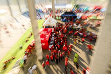 DUESSELDORF, GERMANY - 24 Haziran 2024: EURO 2024 Arnavutluk-İspanya futbol maçı Duesseldorf Arena 'da