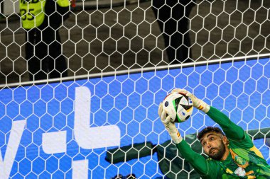 DUESSELDORF, GERMANY - 25 Haziran 2024: David Raya, EURO 2024 Arnavutluk - İspanya maçı Duesseldorf Arena 'da