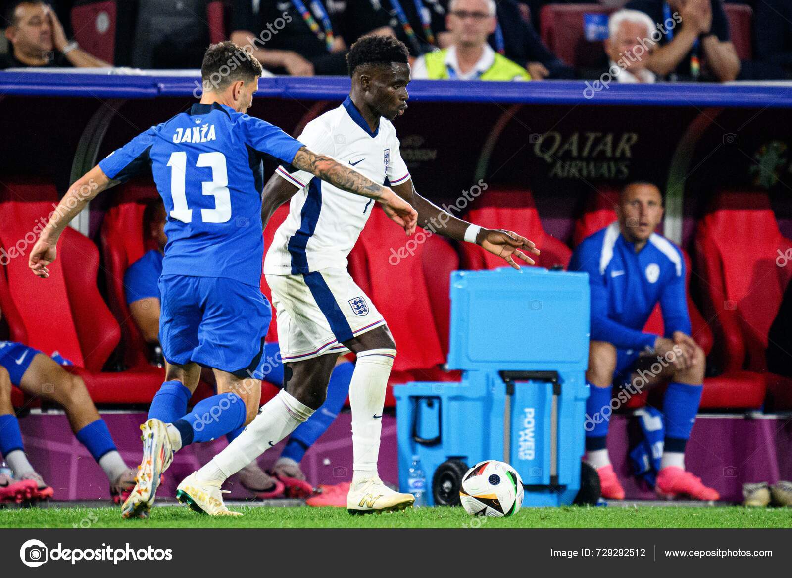 Cologne Duitsland Juni 2024 Voetbalwedstrijd Euro 2024 Engeland