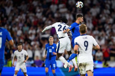 COLOGNE, GERMANY - 25 Haziran 2024: EURO 2024 İngiltere - Slovenya maçı Köln Stadyumu 'nda