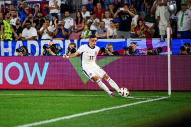 COLOGNE, GERMANY - 25 Haziran 2024: Phil Foden, EURO 2024 İngiltere - Slovenya Köln Stadyumu maçı