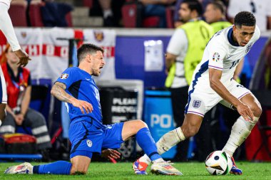 COLOGNE, GERMANY - 25 Haziran 2024: Jude Bellingham, EURO 2024 İngiltere - Slovenya maçı Köln Stadyumu
