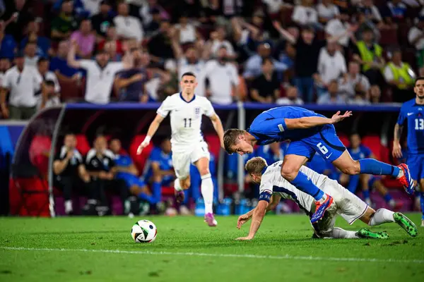 COLOGNE, GERMANY - 25 Haziran 2024: EURO 2024 İngiltere - Slovenya maçı Köln Stadyumu 'nda