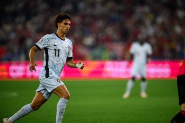 GELSENKIRCHEN, GERMANY - 26 Haziran 2024: Joao Felix, EURO 2024 Gürcistan-Portekiz maçı Gelsenkirchen Stadyumu 'nda