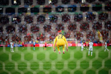 GELSENKIRCHEN, GERMANY - 26 Haziran 2024: Diogo Costa, EURO 2024 Gürcistan - Portekiz maçı Gelsenkirchen Stadyumu 'nda