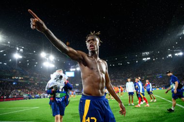 COLOGNE, Almanya - 30 Haziran 2024: Nico Williams, EURO 2024 İspanya - Gürcistan maçı Rhein Enerji Stadyumu 'nda