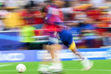 COLOGNE, Almanya - 30 Haziran 2024: EURO 2024 İspanya - Gürcistan maçı Rhein Enerji Stadyumu 'nda