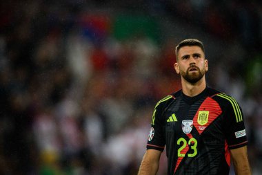 COLOGNE, GERMANY - 30 Haziran 2024: Unai Simon, EURO 2024 İspanya - Gürcistan maçı Rhein Enerji Stadyumu 'nda