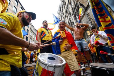 MUENCHEN, GERMANY - 2 Temmuz 2024: EURO 2024 Romanya-Hollanda futbol maçı Alianz Arena 'da
