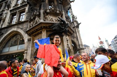 MUENCHEN, GERMANY - 2 Temmuz 2024: EURO 2024 Romanya-Hollanda futbol maçı Alianz Arena 'da