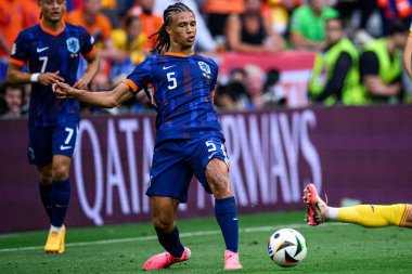 MUENCHEN, GERMANY - 2 Temmuz 2024: EURO 2024 Romanya-Hollanda futbol maçı Alianz Arena 'da