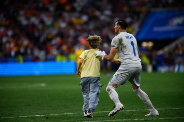 MUENCHEN, GERMANY - 2 Temmuz 2024: Florin Nita, EURO 2024 Romanya-Hollanda maçı Alianz Arena 'da