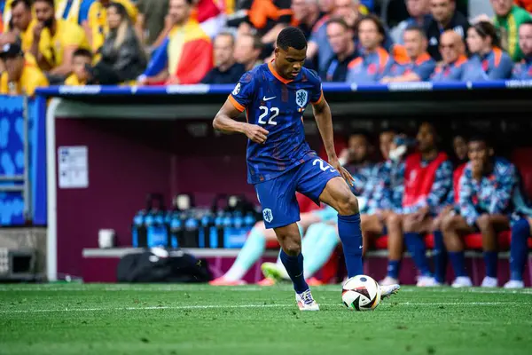 stock image MUENCHEN, GERMANY - 2 JULY, 2024: The football match of EURO 2024 Romania vs. Netherlands at Alianz Arena