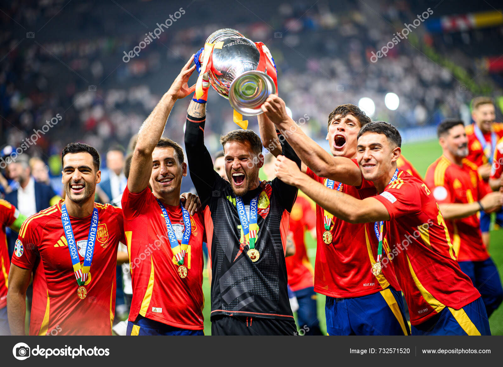 Berlin Germany July 2024 Football Match Final Euro 2024 Spain — Stock