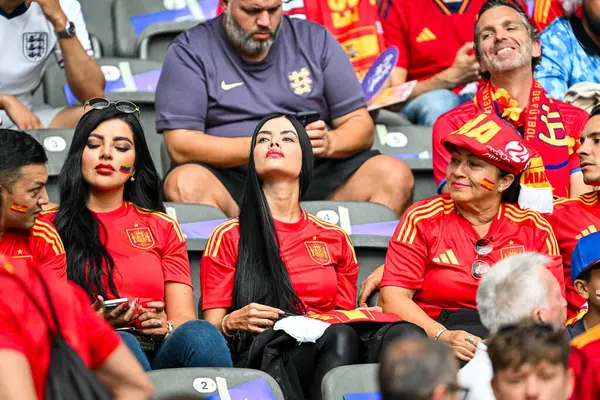 stock image BERLIN, GERMANY - 14 JULY, 2024: The football match of Final EURO 2024 Spain vs England at Olympic Stadium
