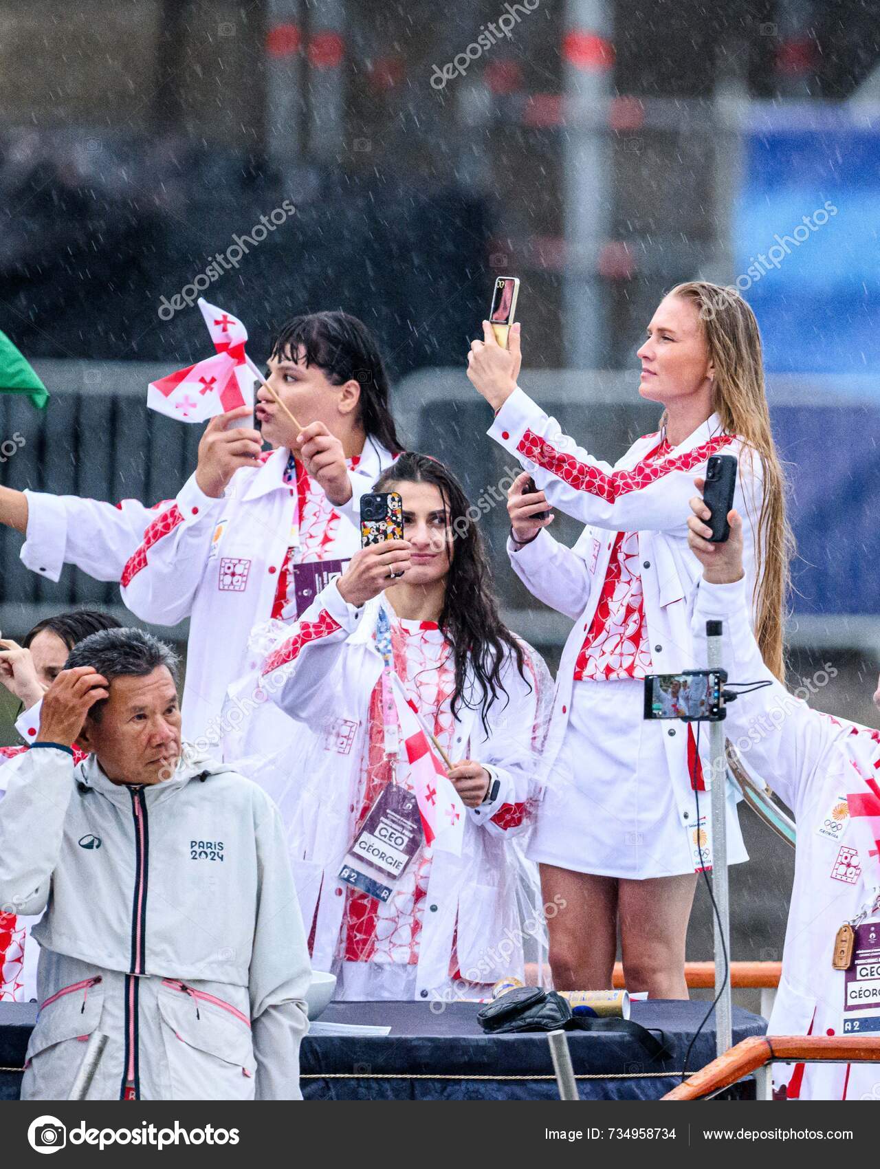 Paris France July 2024 Opening Ceremony Olympic Games 2024 — Stock