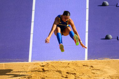 PARIS, FRANCE - 2 AĞUSTOS, 2024: BEKH-ROMANCHUK Maryna, Atletizm, Olimpiyat Oyunları 2024 