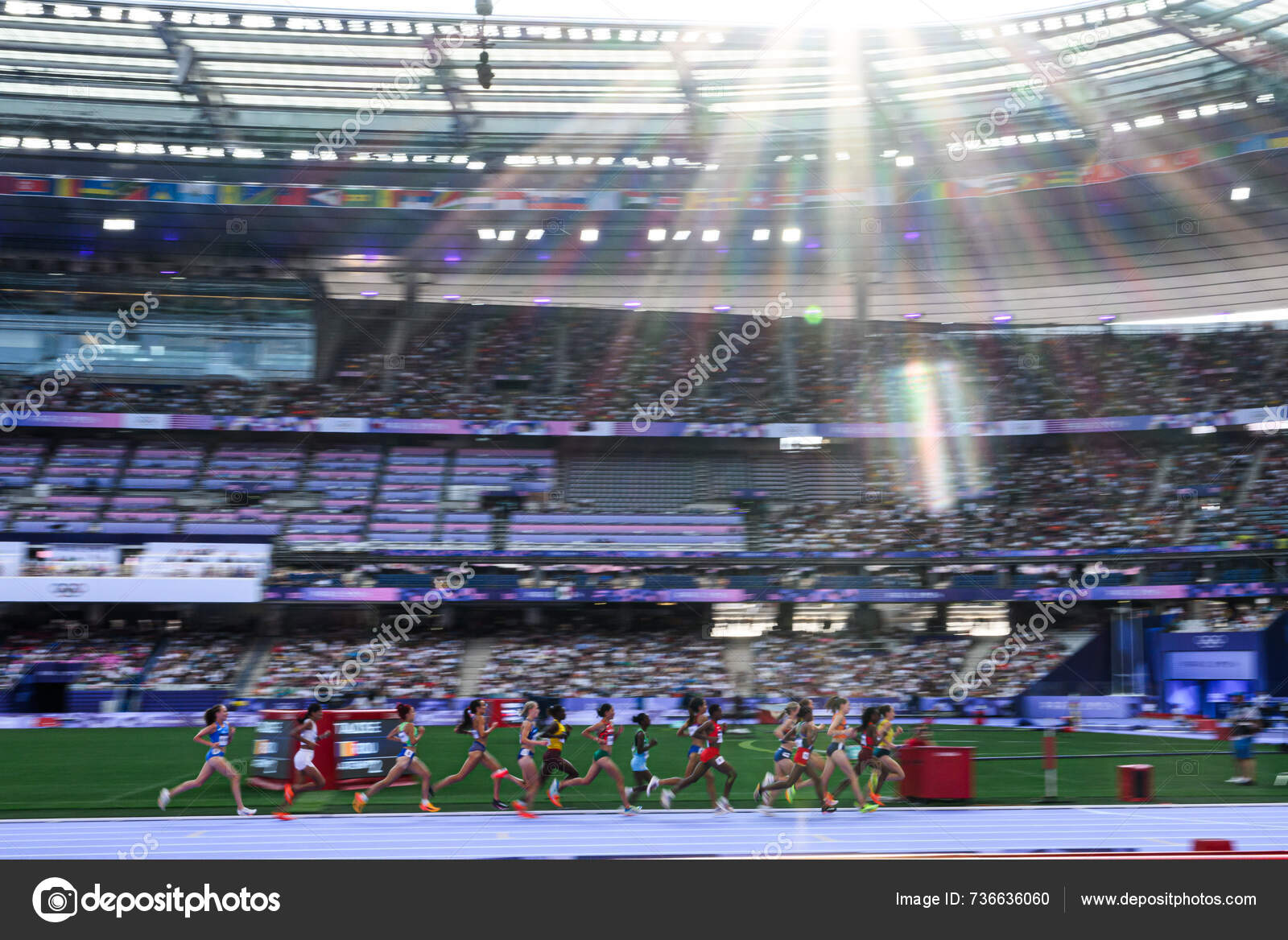 Paris France August 2024 Athletic Olympic Games 2024 — Stock Editorial