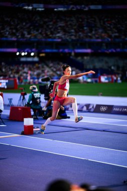 PARIS, FRANCE - 2 AĞUSTOS, 2024: ZENG Rui, Atletik, Olimpiyat Oyunları 2024 