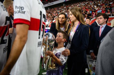 LEVERKUSEN, GERMANY - 17.08.24: The DFB Super Pokal match FC Bayer 04 Leverkusen vs Stuttgart at BayArena