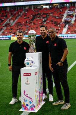 LEVERKUSEN, GERMANY - 17.08.24: The DFB Super Pokal match FC Bayer 04 Leverkusen vs Stuttgart at BayArena