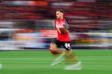 LEVERKUSEN, GERMANY - 17.08.24: Aleix Garcia, The DFB Super Pokal FC Bayer 04 Leverkusen vs Stuttgart