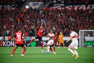 LEVERKUSEN, GERMANY - 17.08.24: The DFB Super Pokal match FC Bayer 04 Leverkusen vs Stuttgart at BayArena